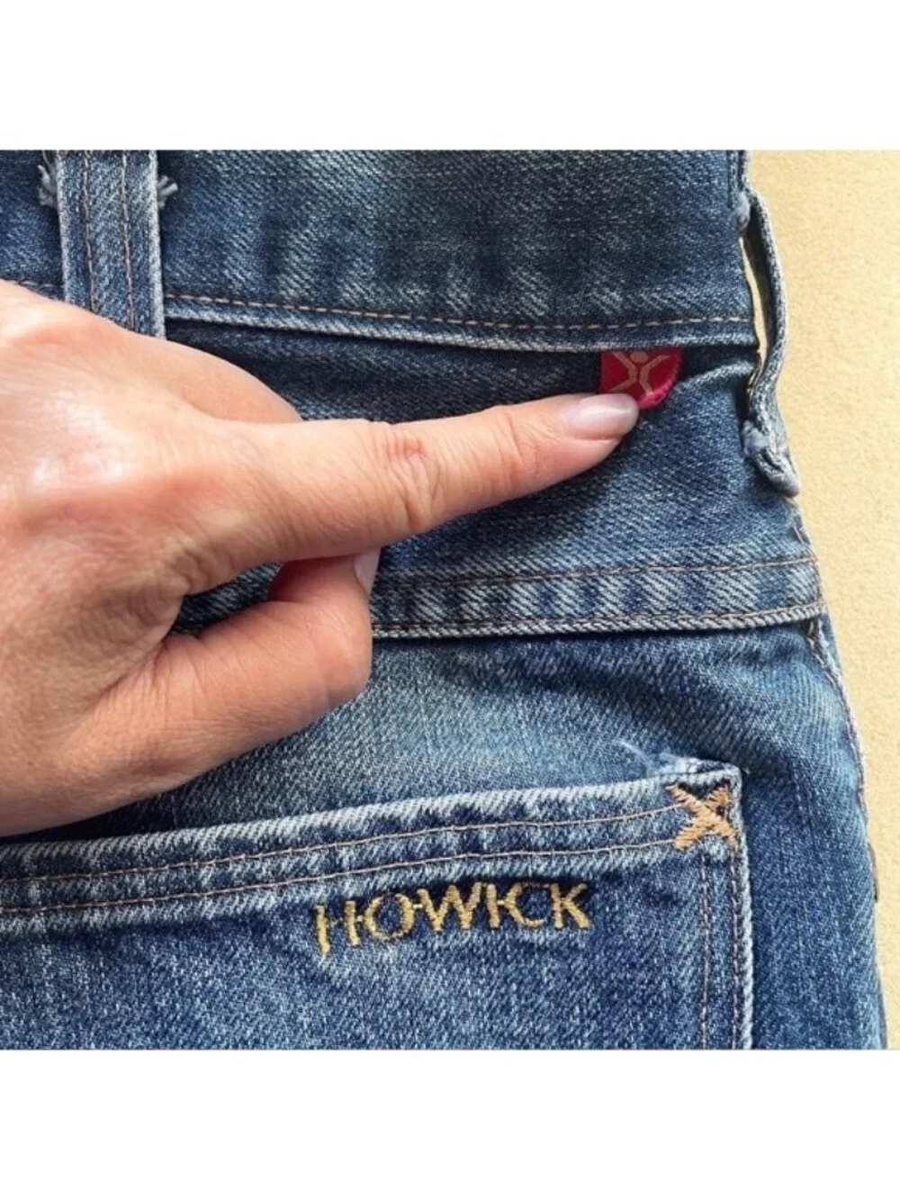 Vintage 70s Howick Riders Wider Straight Leg Jeans - 32 x 27